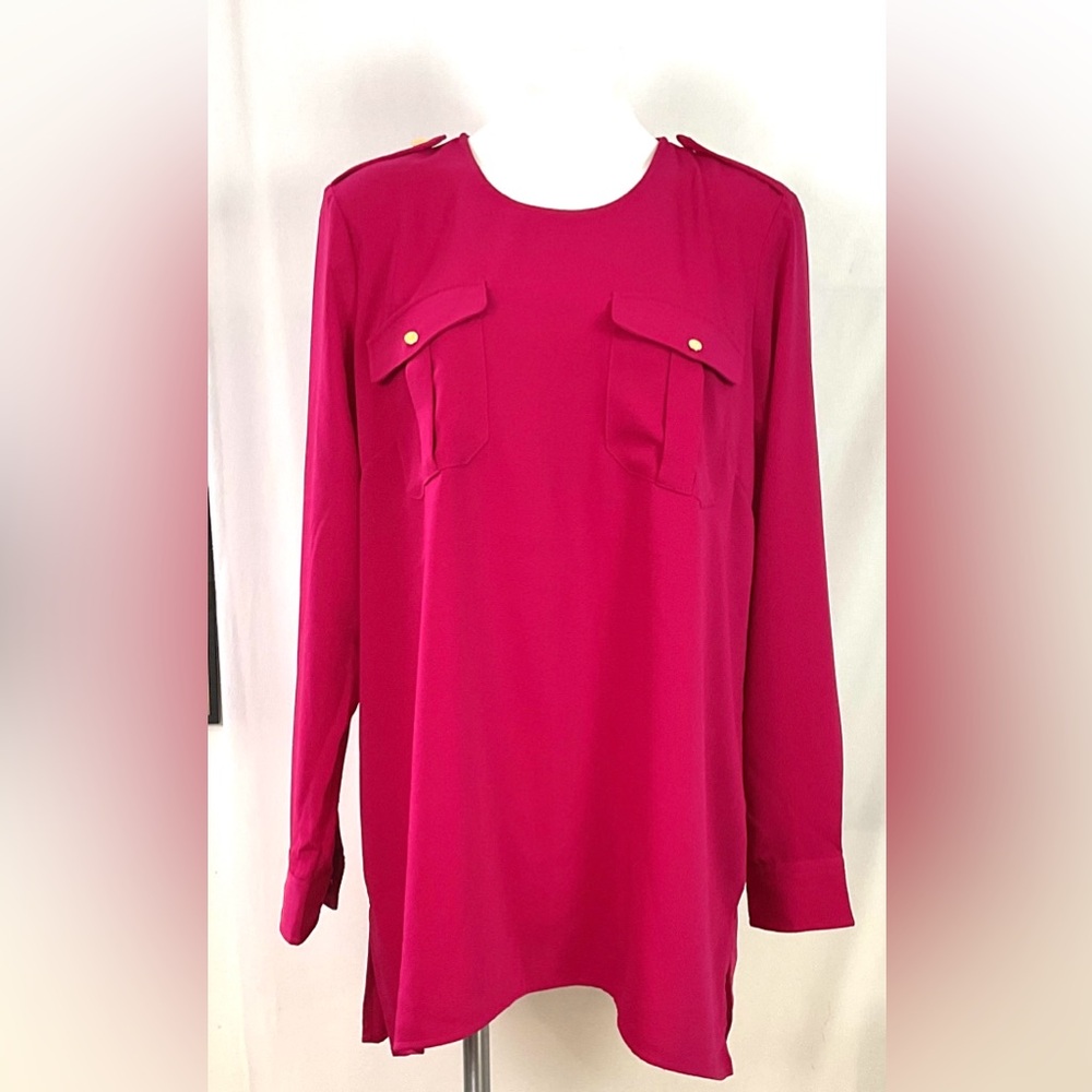 NWT-Lauren Ralph Lauren – fuchsia top/tunic – size XXL